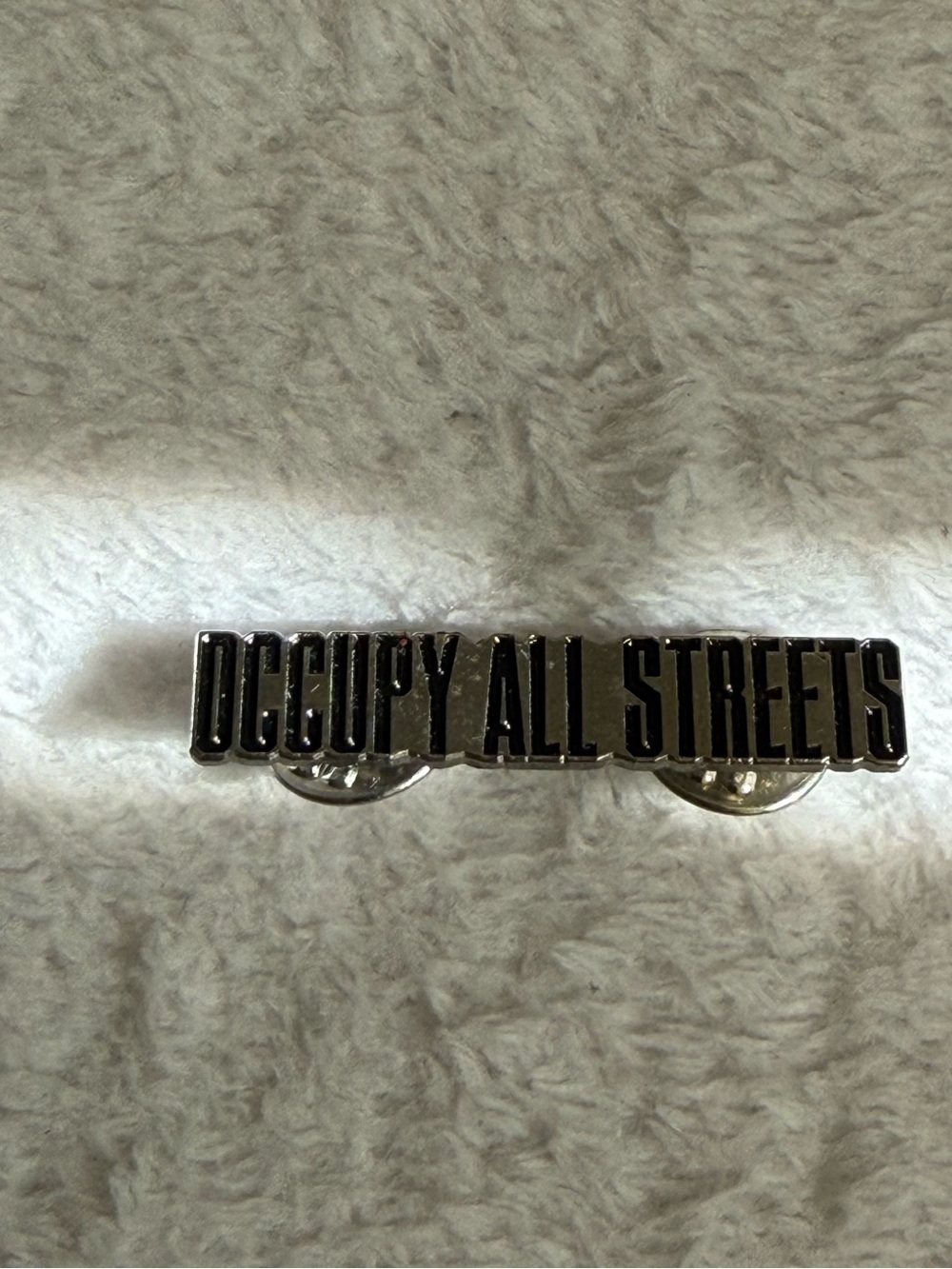 Occupy All Streets Silver Metal Pin Christian Hillsong